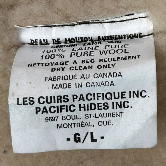 Sheepskin + Leather Vest - Picture 4 of 5